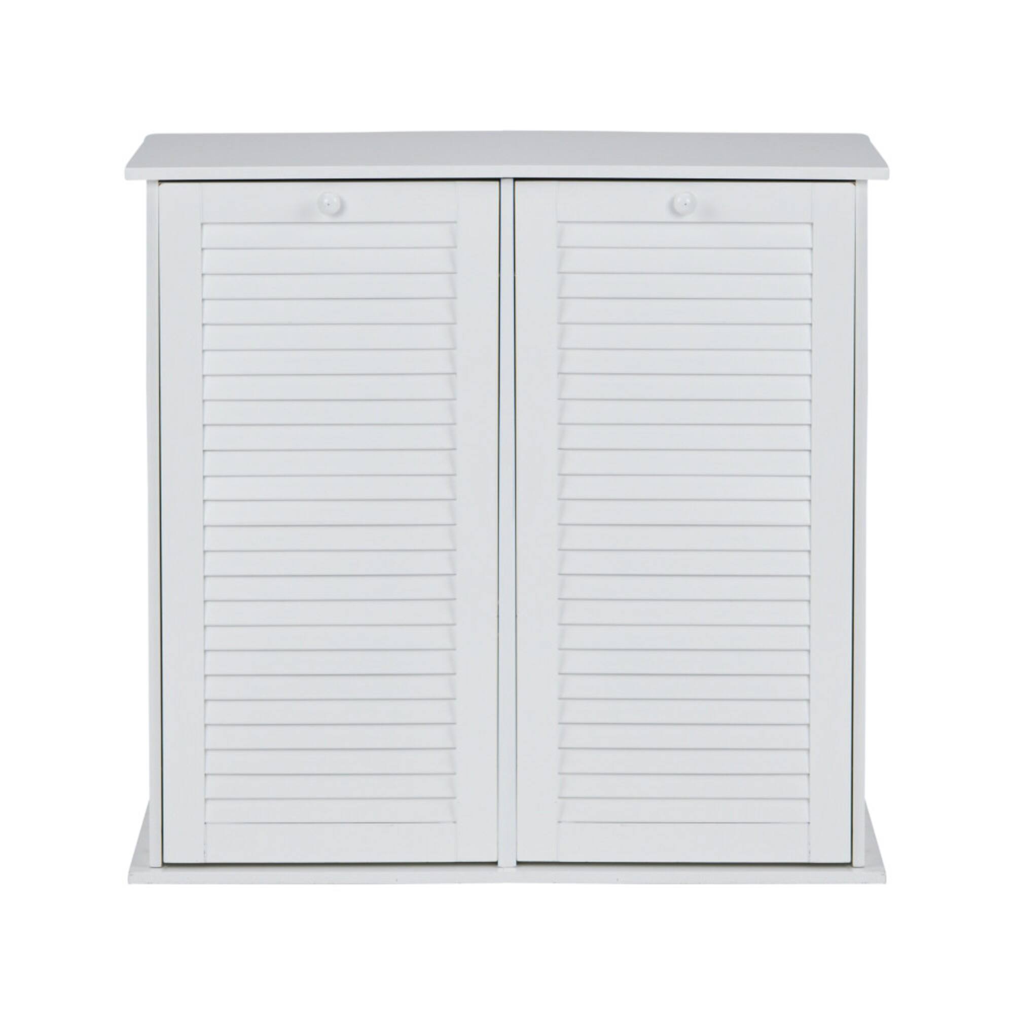 Household Essentials Tilt-out Cabinet Laundry Sorter with Shutter Front